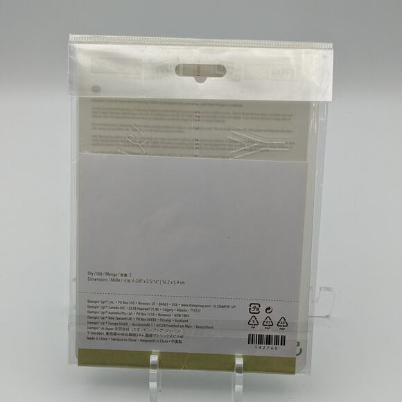 Stampin Up Sizzix Big Shot Embossing Folder CELEBRATIONS DUO 142760 Cardmaking - Picture 2 of 2